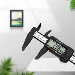 Carbon Fiber Digital Vernier Caliper 150 mm / 6 Inch For Office, Industries, Home, Students, DIY Service Centers, Engineers Big LCD Display Vernier Digital Caliper-9
