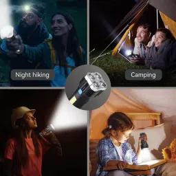 insignia decor 4 in 1 Torch with Battery Indicator rechargeable High Power max Long battery_L42 Torch image 3