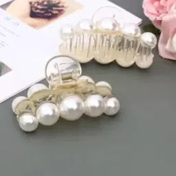 DN Creation Set Of 2 Beaded Claw Clips image 2