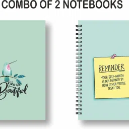 notebook , journdal 100GSM A5 Diary Ruled 144 Pages-image-1