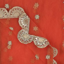 Dupatta Bazaar Ethnic Motifs Embroidered Dupatta with Zari image 2