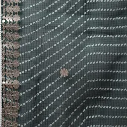 SOUNDARYA Printed Pure Cotton Block Print Dupatta With Gotta Patti image 3