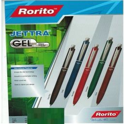 JETTEK GEL PACK OF 10 PCS WITH 1 FIRST CLICK WRITING PAD Gel Pen-image-25