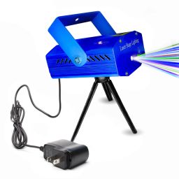 Daily Needs Shop LED Strobe Stage Light Sound Laser Projector With 6 Modes Effects-image-29