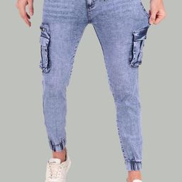 Men Cargo Jeans-image-3