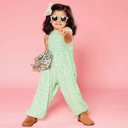 BAESD Girls Floral Printed Basic Jumpsuit-image-81