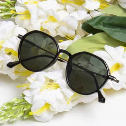 Ted Smith Unisex Round Sunglasses with Polarised and UV Protected Lens-picture-3
