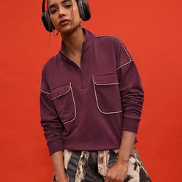 DressBerry Throwback Thrill Pocket Detail Sweatshirt-image-49