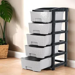 Kuber Industries Black Set of 1 Regular Drawer Organiser Organisers-30