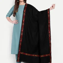 Knitkala Unisex Woven Design Shawl-picture-24