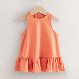 NEXT Kids Girls A-Line Pure Cotton Top-image-65