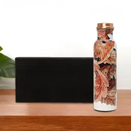 INTERNATIONAL GIFT Multicoloured Single Copper Printed Water Bottle-13