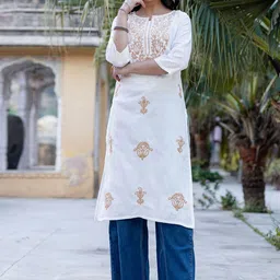 KALINI Women Embroidered Kurta-picture-36