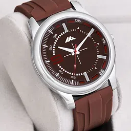ON TIME OCTUS Men Brass Dial & Straps Analogue Watch MT-55-42