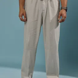 Espanshe Men Loose Fit Trousers-picture-14