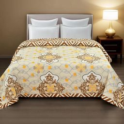 IVAZA Mustard AC Room Double Bed Microfibre Comforter-image-92