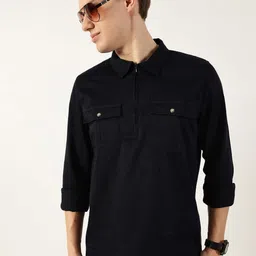 Thomas Scott Men Classic Opaque Casual Shirt-image-64