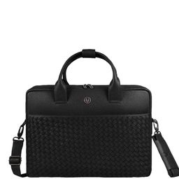 WildHorn Checked Leather Laptop Bag-picture-27
