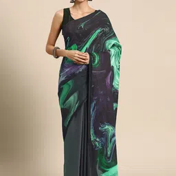 BUTA BUTI Pure Cotton  Solid Border Abstract Printed Saree-picture-17
