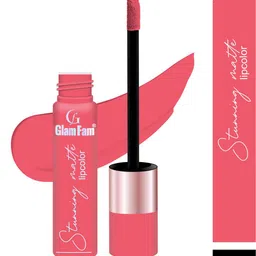GlamFam Stunning Matte Waterproof Lip Color- 5 ml- Earthy Nude 23-26