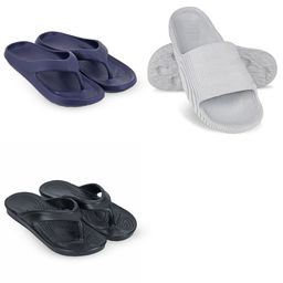 Feel alive Men Set Of 3 Self Design EVA Casual Thong Flip Flops-picture-6