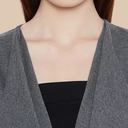 Hypernation Long Sleeves Longline Open Front Shrug image 4