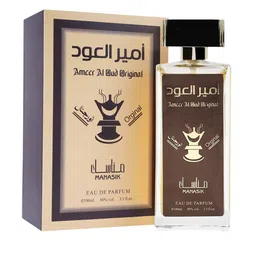MANASIK Men Ameer Al Oud Original Long Lasting Eau De Perfume -100ml-image-61
