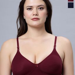 In Care Pack Of 2 Cotton Medium Coverage T-shirt Bra-image-11