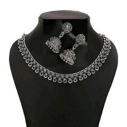 Arch gallery Women Oxidised Silver Plated Jewellery Set-image-78