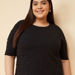 max Women Round Neck Short Sleeve Top-image-83