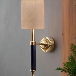 akway Beige Metal Cylinder Shaped Wall Lamp-image-72