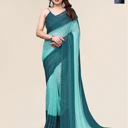 Moda Rapido Pack Of 2 Striped Satin Saree-image-60