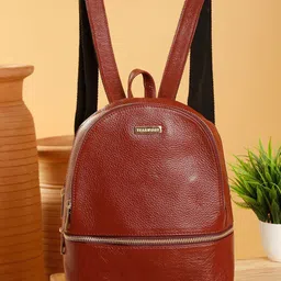 Teakwood Leathers Women Textured Backpack-36