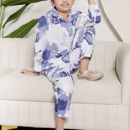 Stuffie Land Girls Printed Shirt with Trousers-image-52