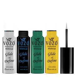 VOZO Set Of 4 Glide & Define Waterproof Liquid Eyeliner - 5 ml Each - 03 - 04 - 05 - 10-image-25