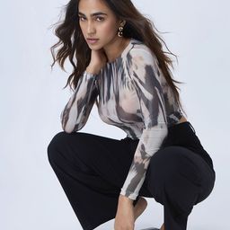 COLOR CAPITAL Women Abstract Print Crop Top-picture-11