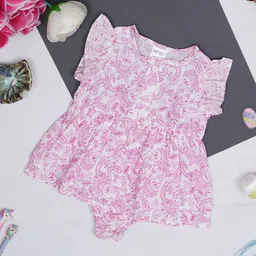 Creative Kids Girls Pack Of 2 Printed Bodysuits-image-19