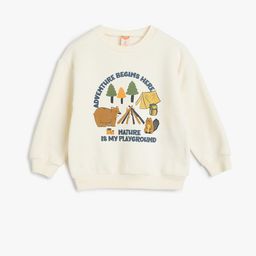 Koton Boys Graphic Printed Sweatshirt-picture-4