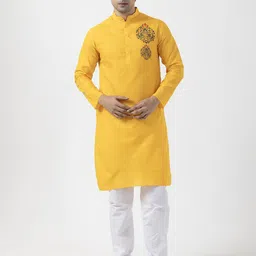 DEVOILER Men Ethnic Motifs Printed Regular Kurta with Pyjamas-52