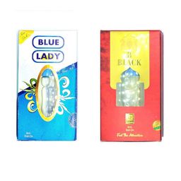 RAVIOUR LIFESTYLE Set Of 2 B Black & Blue Lady Roll On Alcohol-Free Attar - 8 ml Each-49