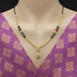 SONI JEWELLERY Gold-Plated Brass Mangalsutra-picture-42