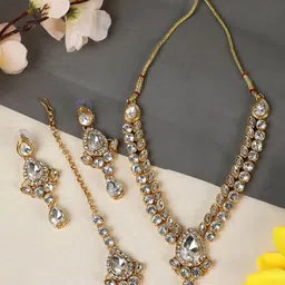 Anouk Gold-Plated Kundan Studded JewellerySet-image-51