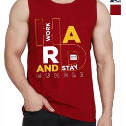 WOOSTRO Men Pack Of 2 Typography Printed Round Neck Cotton Slim Fit T-shirts-image-54