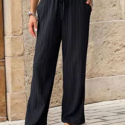 HERE&NOW Women Striped Trousers-picture-21