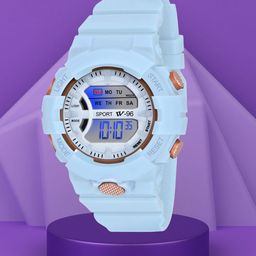 SWADESI STUFF Unisex Kids Dial & Straps Digital Automatic Watch JUICE BLUE 81-36