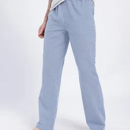 glitchez Men Straight Fit Checked Lounge Pants-picture-29