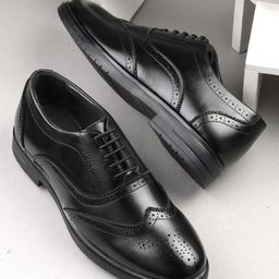 DESIDERIO Men Leather Derbys-image-51