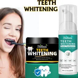Natural Foam Paste and Black Charcoal Powder Combo for Smooth Daily Oral Maintenance-4