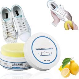 Trendy Appliances White Shoe Cleaning Cream Canvas, Leather Shoe Cream-image-2