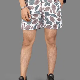 FTX Men Floral Printed Fashion Shorts-picture-35